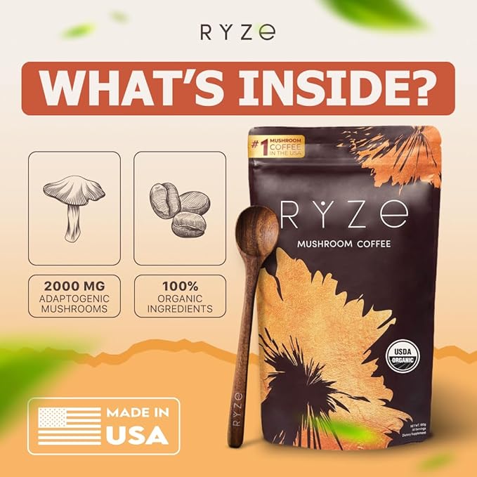 RYZE Organic Mushroom Coffee